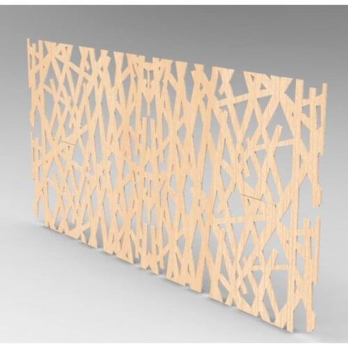 Decor partition 3D model for cnc 3D carved figure sculpture machine in STL file home decoration Decor