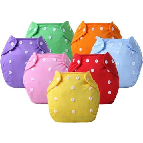 Reusable Cotton Baby Diapers Waterproof Baby Training Pants Infant Shorts Underwear Cloth Adjustable Kids Nappies Panties