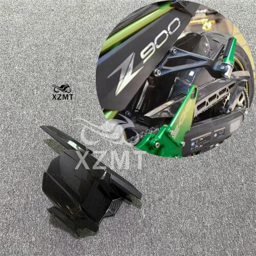 Carbon Fiber Rear Tire Cover Fender Hugger Splash Guard Mudguard Fairing For Kawasaki Z900 17 18 19 2020 Z 900 Accessories Moto