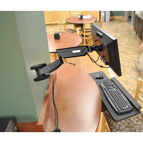 32"~42" Full Motion Gas Spring TV Wall Mount Rotating LCD LED Monitor Holder Bracket WM4021-Z1