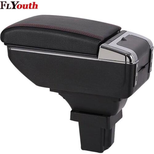 For Chevrolet Trax 2014-2017 Armrest Box Usb Charging Interface Heighten Central Store Content Box Cup Holder Ashtray Accessory
