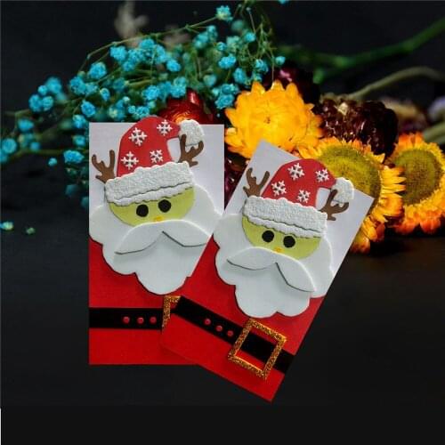 Christmas Cutting dies DIY metal cutting dies embossing handicrafts Santa Claus Christmas holiday card troqueles scrapbooking