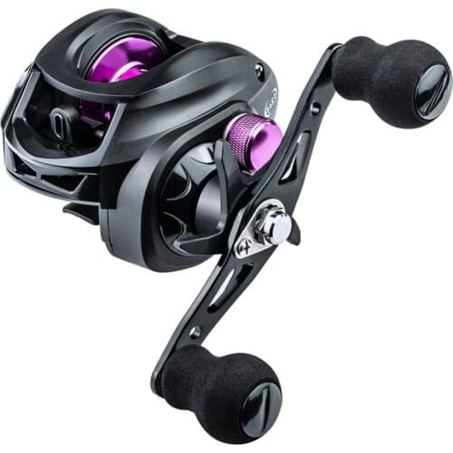 Fishing Reel 7.2:1 High Speed Gear Ratio Saltwater Baitcasting Reel 8KG Max Drag Bait Casting Fishing Reel Metal Spool