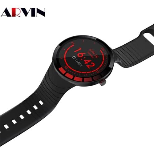 Arvin E3 IP68 Waterproof Sport Women Man Smartwatch Full Touch Weather Forecast Fitness Sleep Tracker Remote Control Smart Watch