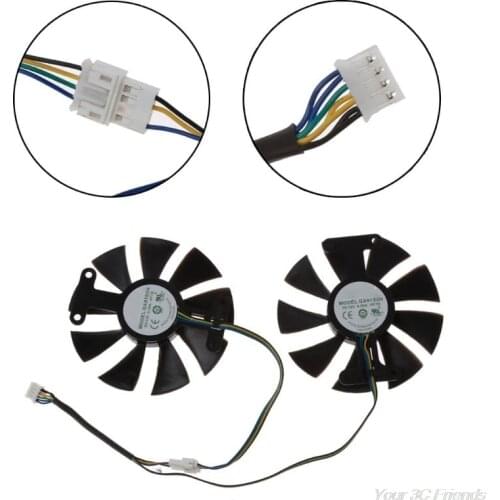 85mm GA91S2H DC 12V 0.35A 4Pin Cooler Fan Replacement For Zotac GTX 1060 GTX950 GTX 1050Ti Graphics Card Cooling Fan F26 21