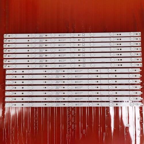 LED backlight strip(14)for 55PFF5701 55PUS6501 GJ-2K16-550-D714-V4-R L S1 55PUH6101 55PUS6581 55PUS6561 55PUS6101 01N32 01N31