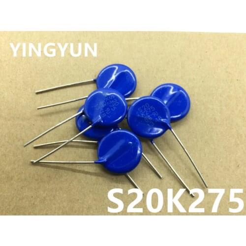 5pcs/lot S20K275 VARISTOR 430V 12KA DISC 20MM B72220P3271K101 New Original