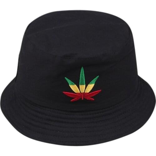 Bucket Flat Hat Cotton Outdoor Travel Bonnet Sunscreen Mountain Climbing Sun Cap Men Women Fashionable Embroidered Hats