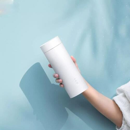 Xiaomi Portable Viomi Travel Electric Cup 400ML Electric Heating Bottle Stainless Steel Water Bottle Smart Temperature Control