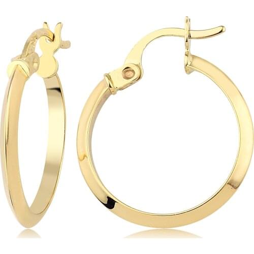 14k Hoop Earrings (9th Model 2. Size) W4E28010