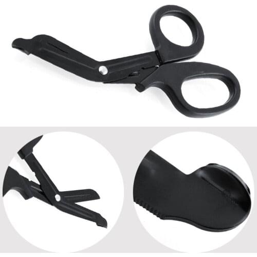 18cm EMT EDC Tactical Multi Function Rescue Scissor Trauma Gauze Ifak Emergency First Aid Shear Outdoor Home Utility Tijera