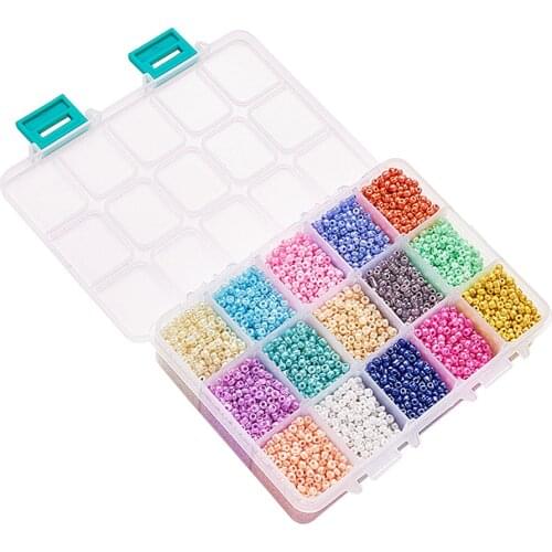 7500x 3mm Glass Beads Jewelry Making DIY Accessories DIY Bracelet, Necklaces