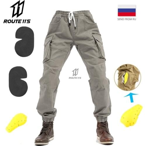 Motorcycle Pants Casual Elastic Overalls Cross-country Motorcycle Outdoor Riding Jeans With Protective Equipment New 4 Season