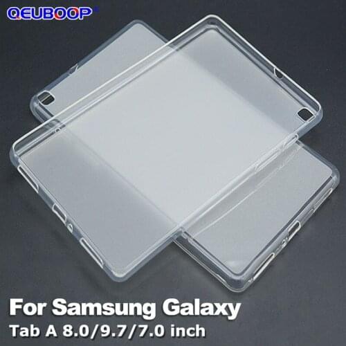 TPU tablet Case For Samsung Galaxy Tab A 8.0 9.7 J 7.0 inch SM-P200 P205 SM-T290 T295 T297 T350 T355 T550 SM-T555 T551 T280 T285