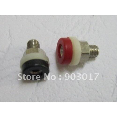 For 2mm Banana Plug Banana Jack 2 Colors Red & Black 1000 pcs per lot hot sale