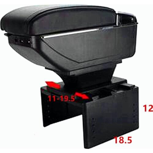 For Toyota Corolla Aygo Avensis Matrix Picnic car armrest storage box center console leather cup holder car styling decor