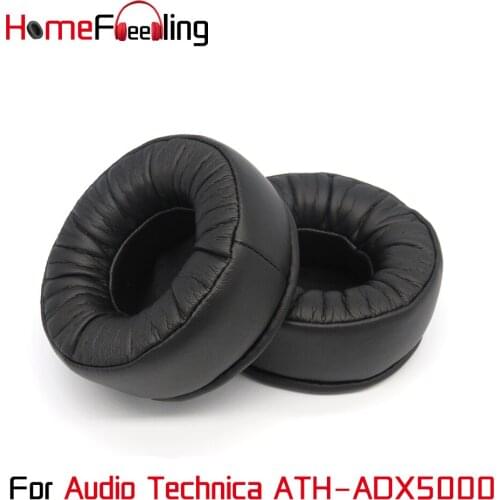 Homefeeling Ear Pads Cushions for Audio Technica ATH-ADX5000 Headphones Super Soft Velour Sheepskin Leather Earpads Replacement
