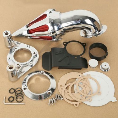 Motorcycle Air Filter Kit Intake Cleaner For Harley Touring Road King Electra Glide Road Glide 2008-2012