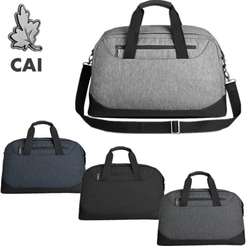 CAI 2019 Patchwork Travel Duffle Bag Men Luggage Business Trip 270c Open Shoulder Totes Bags Pocket Gym Male Handbags Waterproof