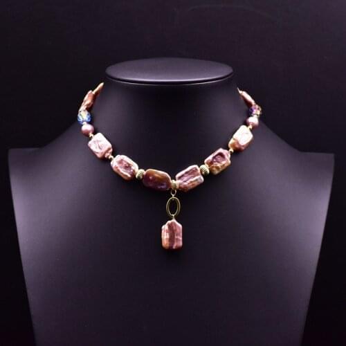 New Natural Baroque Freshwater Pearl Choker Necklace For Women Party Engagement Vintage Luxury Jewelry Korean Style Accessories
