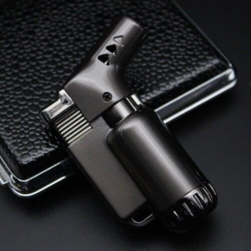 Yooap Mini portable small torch inflatable lighter with lock fire function metal windproof gas lighter small spray gun spray