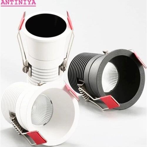 2020 NEW style CREE Dimmable COB LED Downlights 7W 10W LED Ceiling Lamp Spot lights AC85~265V Background Lamps Indoor Lighting