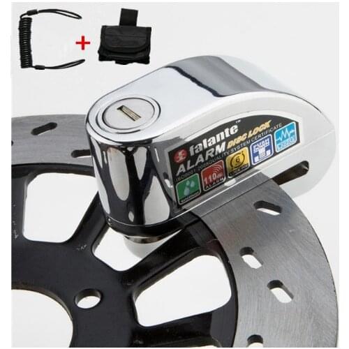 Bike Alarm Disc Lock Anti-theft Brake Disc Security Alarm Electron Lock 6mm Pin for Motorcycle Motorbike Safety Bicycle