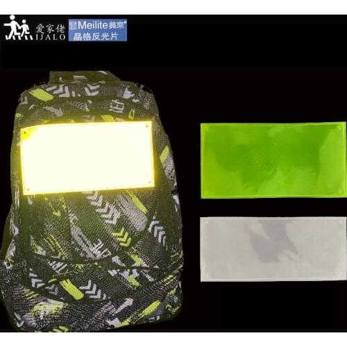 1 Sheet Meilite 500 Candle light reflective stripes pin on school bag jacket for visibility safety use