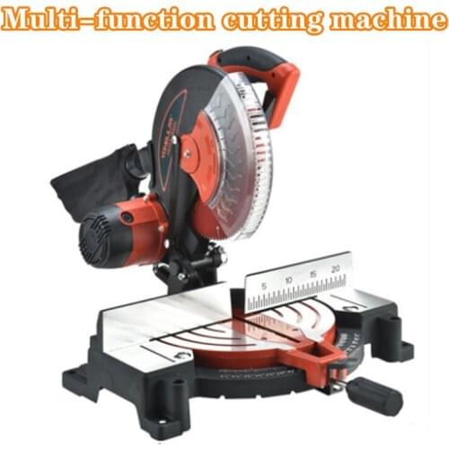 10 inch aluminum alloy wood aluminum oblique cutting machine multi-function 45 degree precision 255 aluminum machine