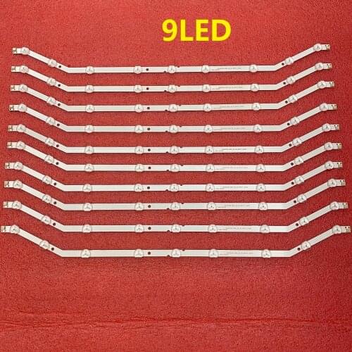 10 PCS/lot 9LED LED LED strip for Samsung UE32EH4000 LM41-00001R D3GE-320SM0-R2 BN96-27468A 28762A 35205A 35204A DF320AGH-R3 R2