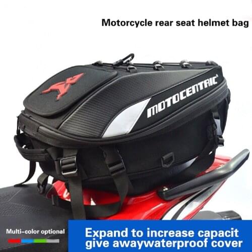 2018 Brand New Waterproof Motorcycle Tail Bag Multifunction Motorcycle Rear Seat Bag High Capacity Motorcycle Rider Backpack