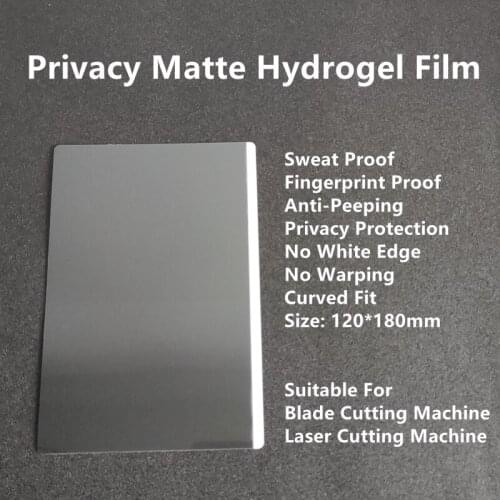 50pcs Privacy Matte Hydrogel Film Anti Glare Screen Protector For All Mobile Phone Universal TPU Peep-Proof For Blade Machine