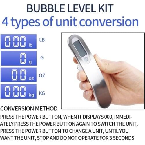 W3JE 110 Lbs Digital Archery Digital Scale, Heavy Duty Weight Scale,Hunting Scale Luggage Scale,Four Kinds of Unit Conversion
