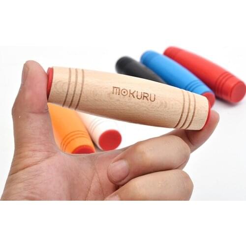 Wooden Fidget Hand Spinner Funny Stress Reliever Flip Stick Hand Decompression Concentrate Toy Japanese Rolling Stick Toy G0394