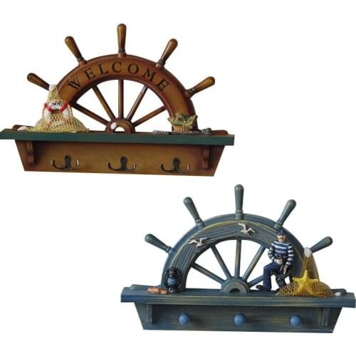 Huishoudelijke Model Kleding Haak Muur Decoratie Opknoping Haak Mediterrane Stijl Woonkamer Ornament Organizer Hanger