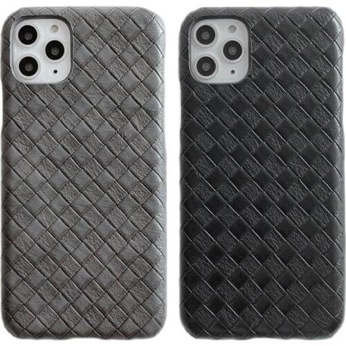 Premium Waving Pattern Leather Case for iPhone 11 12 Pro Max 8 7 6 6s Plus Xr XsMax X Xs SE 2020 12 Color Candy Soft Back Cover