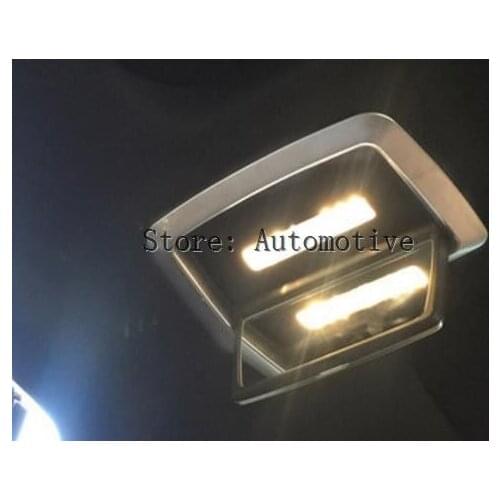 Chrome Rear Row Makeup Mirror Frame Cover Trim Kit For BMW 7 Series G11 G12 730li 740li 750li 2016-2017 Accessories Set of 2pcs