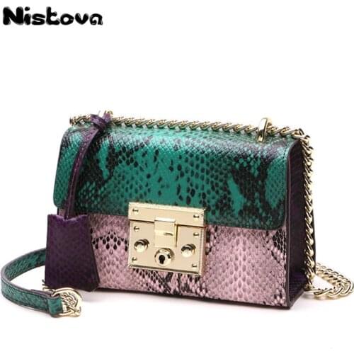 Женские сумки под рептилию Nistova China At AliExpress