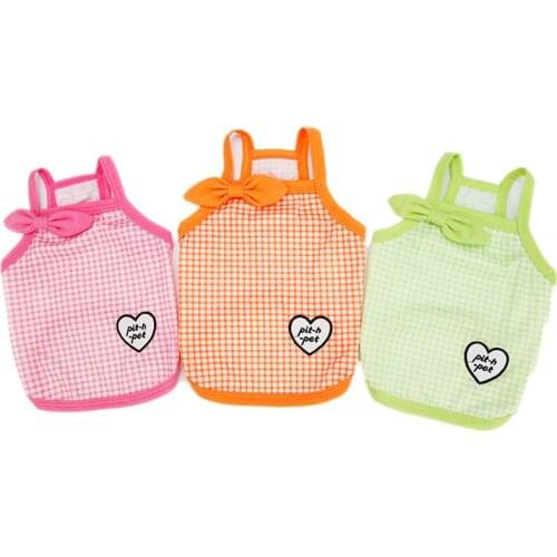 Dog Clothing Pet Products Cat Puppy Skirt Chihuahua Yorkshire Pomeranian Bichon Poodle Schnauzer Clothes Pet Dog Vest Dropship