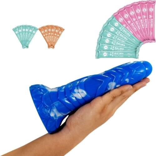 Huge Toys for Adults 18 Realistic Dildo Soft Artificial Penis for Women Masturbation Tools Fruity Sexual Lubricant for Free BJ