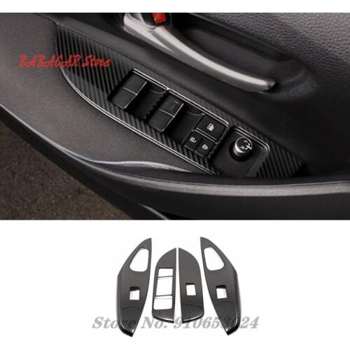 Door Window Glass Lift Control Switch Panel Cover Trim Accessories Stainless Steel 2020 LHD 2019 1pcs for Toyota Corolla E210