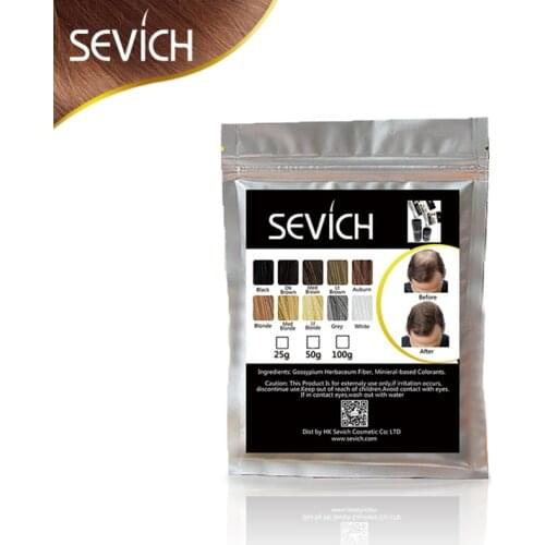 Regrowth Wig Oil Extension Hair Fibers Keratin Hair Loss Thinning Styling Powder Fiber Hair Spray Applicator Sevich 25g Refill
