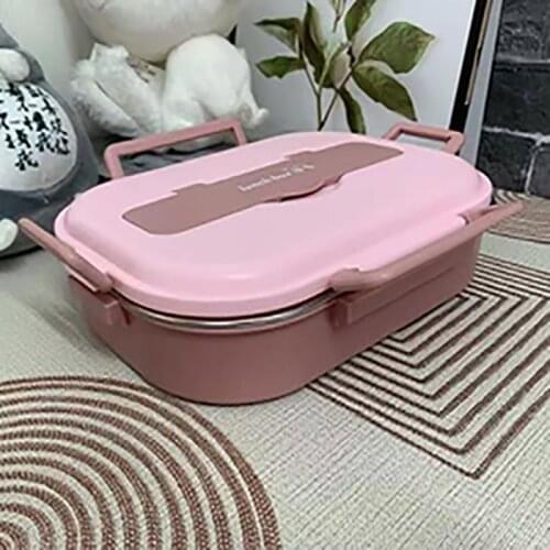 Portable Tableware Keep Warm Food Lunch Box Stainless Steel Foodstuff Container Household Microwave Oven Bento Lunches Boxes