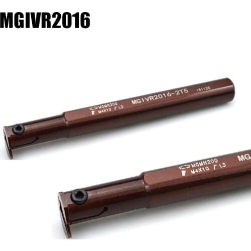 1PCS Spring Steel Inner Slotted Tool Shank MGIVR 2016 MGIVR2016 2T 3T 4T High Hardness Cutter CNC Lathe Machine Durable Holders