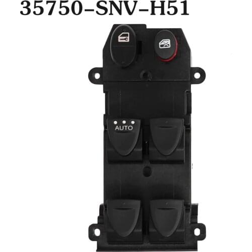 35750-SNV-H51 35750SNVH51 Master Power Window Regulator Switch For Honda Civic 2006-2010 Black