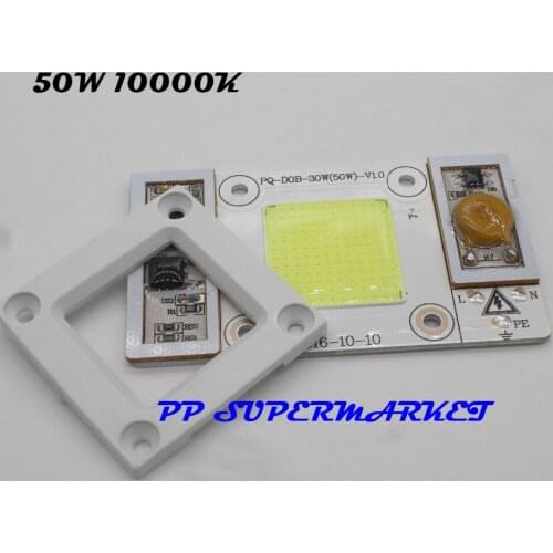 220VAC High Power 50W led chip built-in driver White 10000-15000k LED chip