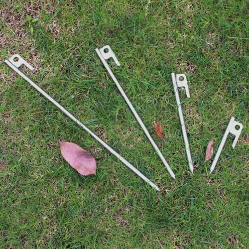 Outdoor Multi-specification Tent Nail Stainless Steel Spike Peg Tent Pegs Tent Nail Spike Canopy Camping Nails Tent Accessories