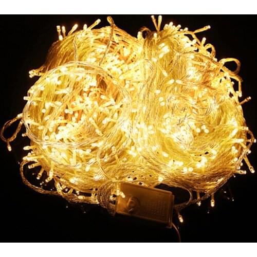 10M 20M 30M 50M 100M light String AC110V/220V Waterproof Fairy Light Holiday Party Festival Christmas Wedding Decoration