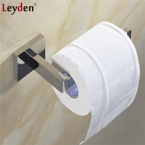 Leyden High Quality Toilet Paper Holder 304SUS Stainless Steel Wall Mounted ORB/ Brushed Nickel/ Chrome Toilet Roll Paper Holder