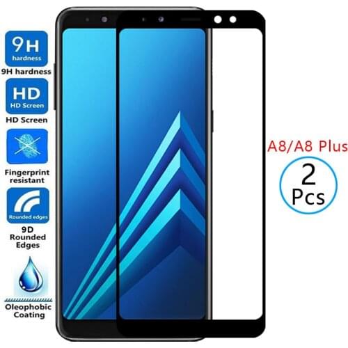9d protective tempered glass for samsung a8 plus 2018 screen protector on samsun galaxy a 8 8a a8plus safety film samsumg galaxi